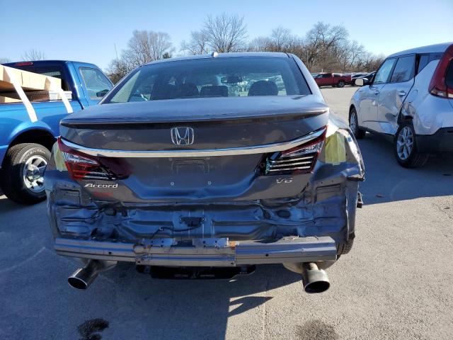 1HGCR3F84GA033879 - 2016 HONDA ACCORD EXL GRAY photo 6