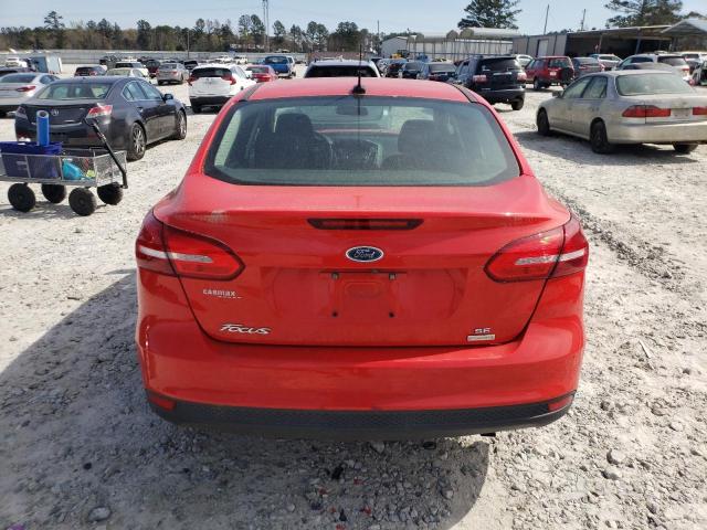 1FADP3FE0HL262621 - 2017 FORD FOCUS SE RED photo 6