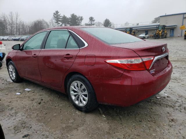 4T1BF1FK4GU587940 - 2016 TOYOTA CAMRY LE RED photo 2