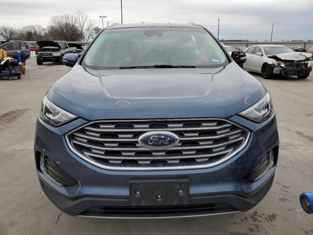 2FMPK3J93KBB80336 - 2019 FORD EDGE SEL BLUE photo 5