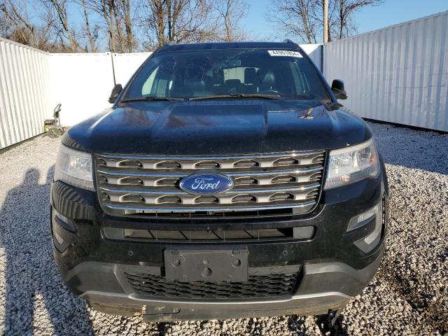 1FM5K8D81HGD74792 - 2017 FORD EXPLORER XLT BLACK photo 5