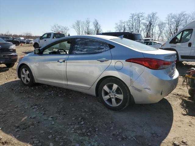 5NPDH4AE0DH228715 - 2013 HYUNDAI ELANTRA GLS SILVER photo 2