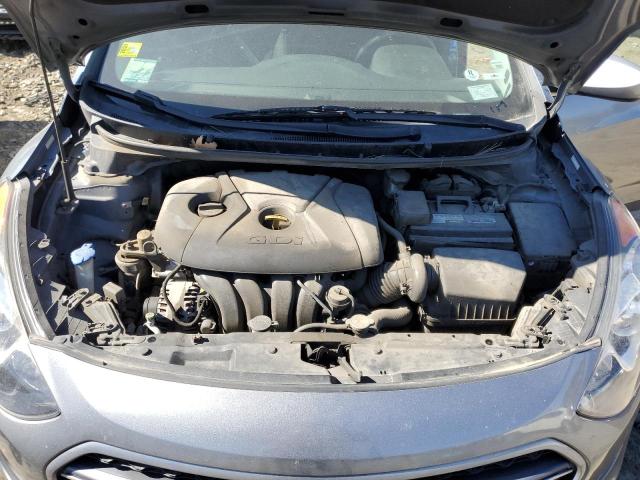 KMHD35LH2HU375797 - 2017 HYUNDAI ELANTRA GT GRAY photo 11