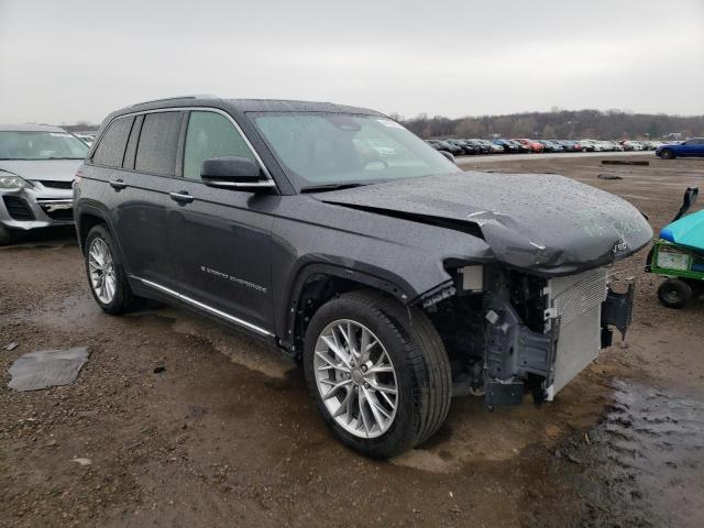 1C4RJHEGXN8629234 - 2022 JEEP GRAND CHER SUMMIT ნაცრისფერი ფოტო 4