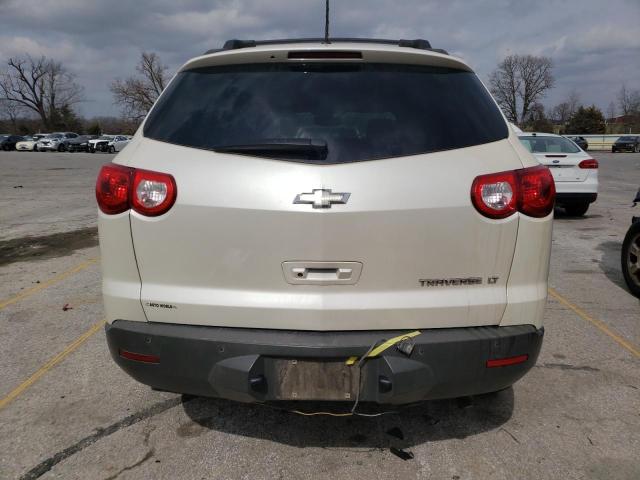 1GNKRGED8CJ345592 - 2012 CHEVROLET TRAVERSE LT WHITE photo 6