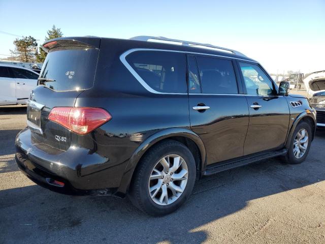 JN8AZ2NE0E9064704 - 2014 INFINITI QX80 BLACK photo 3