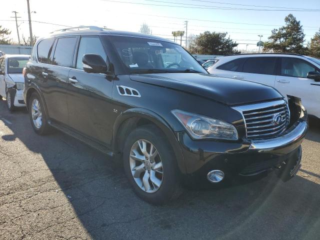 JN8AZ2NE0E9064704 - 2014 INFINITI QX80 BLACK photo 4