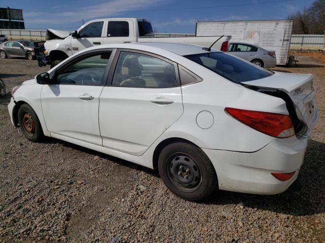 KMHCT4AEXDU523137 - 2013 HYUNDAI ACCENT GLS WHITE photo 2