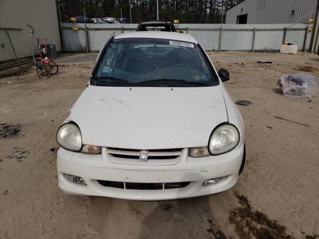 1B3ES56C42D569588 - 2002 DODGE NEON ES WHITE photo 5