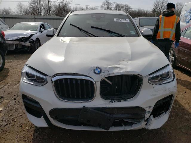 5UXTY5C02L9B70053 - 2020 BMW X3 XDRIVE30I WHITE photo 5