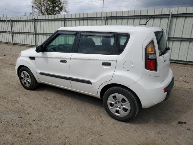 KNDJT2A11A7030325 - 2010 KIA SOUL WHITE photo 2