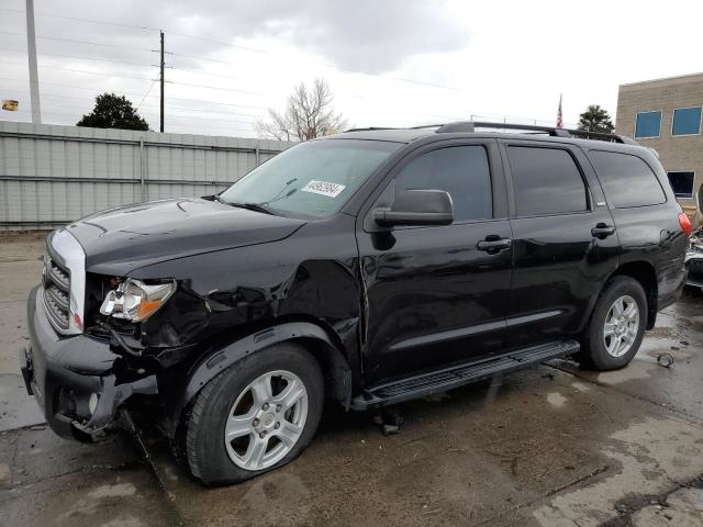 5TDBY5G12CS066287 - 2012 TOYOTA SEQUOIA SR5 BLACK photo 1