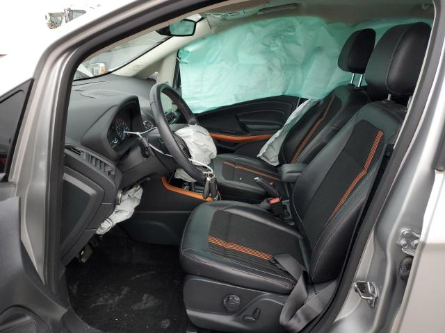 MAJ6P1CL5JC244976 - 2018 FORD ECOSPORT SES SILVER photo 7