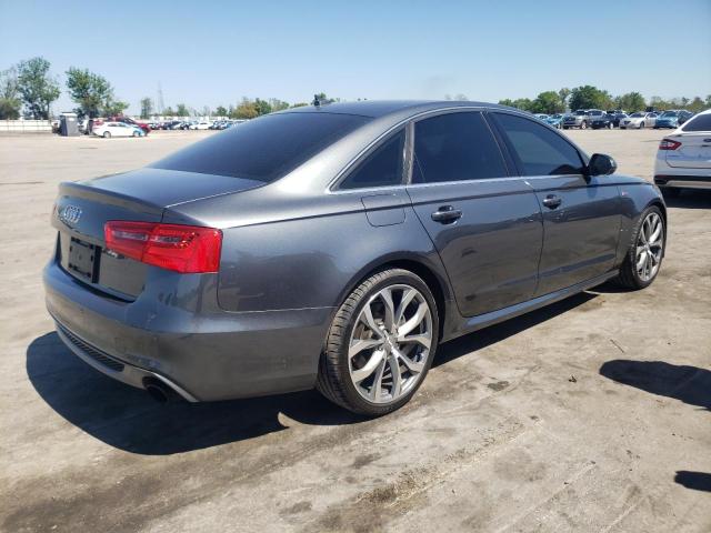 WAUHGAFC5EN105159 - 2014 AUDI A6 PRESTIGE GRAY photo 3