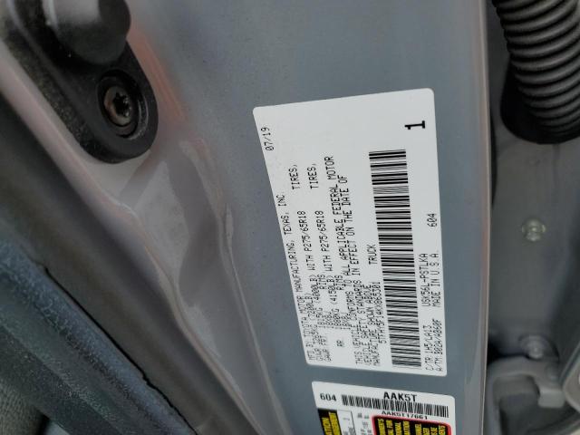 5TFHY5F14KX865301 - 2019 TOYOTA TUNDRA CREWMAX LIMITED GRAY photo 13