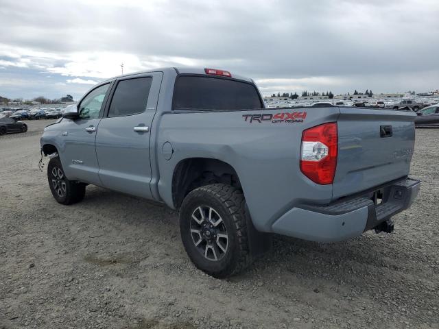 5TFHY5F14KX865301 - 2019 TOYOTA TUNDRA CREWMAX LIMITED GRAY photo 2