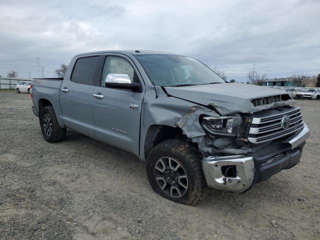 5TFHY5F14KX865301 - 2019 TOYOTA TUNDRA CREWMAX LIMITED GRAY photo 4