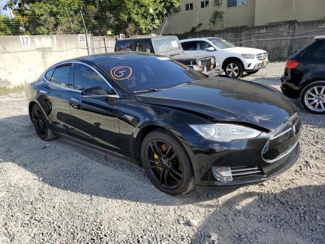 5YJSA1CN5DFP05970 - 2013 TESLA MODEL S BLACK photo 4