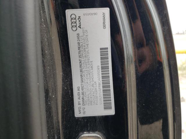 WAUVVAFR8CA035089 - 2012 AUDI S5 PRESTIGE 黑色 照片 13