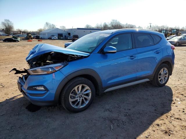 KM8J3CA42JU737284 - 2018 HYUNDAI TUCSON SEL BLUE photo 1