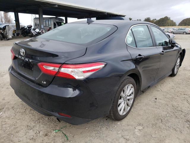 4T1B11HK4KU825449 - 2019 TOYOTA CAMRY L BLACK photo 3