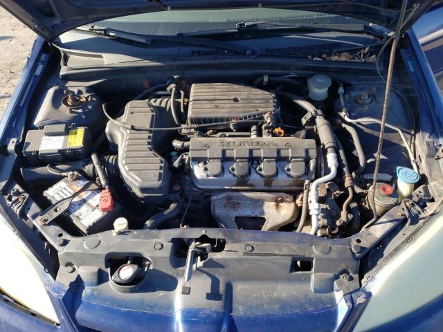 2HGES16394H601014 - 2004 HONDA CIVIC DX VP 蓝色 照片 11
