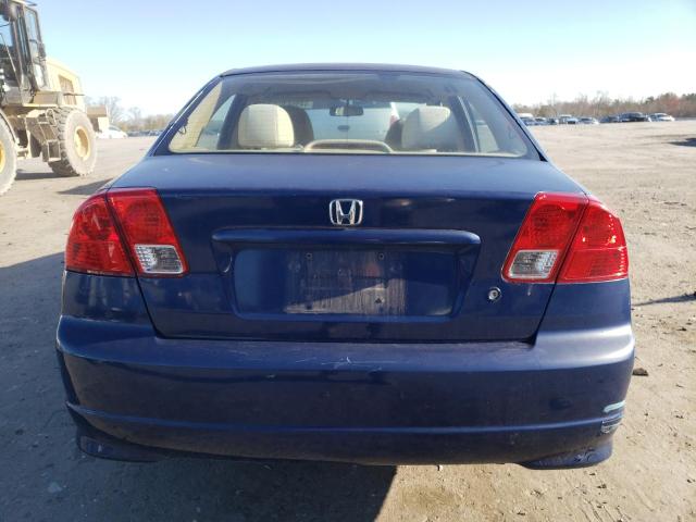 2HGES16394H601014 - 2004 HONDA CIVIC DX VP 蓝色 照片 6