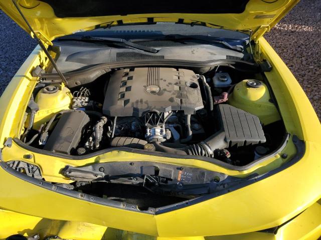 2G1FB1E34F9109405 - 2015 CHEVROLET CAMARO LS YELLOW photo 11