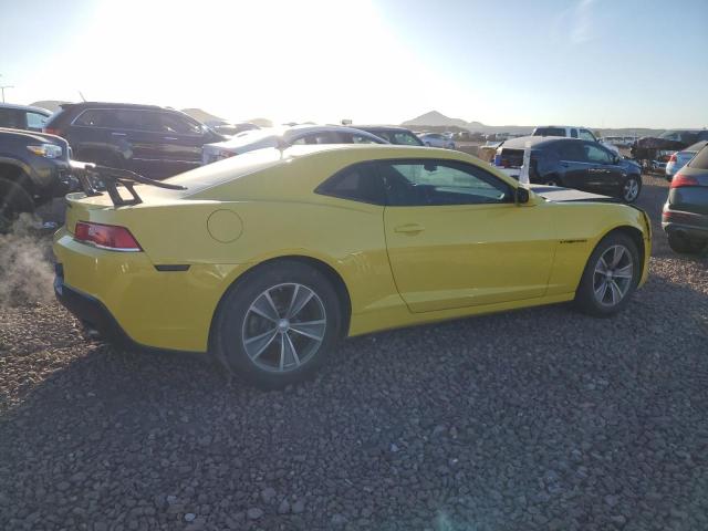 2G1FB1E34F9109405 - 2015 CHEVROLET CAMARO LS YELLOW photo 3