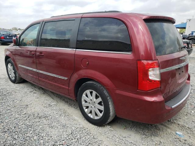 2C4RC1BG2DR540363 - 2013 CHRYSLER TOWN & COU TOURING ბურგუნდია ფოტო 2