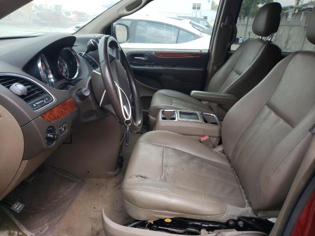2C4RC1BG2DR540363 - 2013 CHRYSLER TOWN & COU TOURING ბურგუნდია ფოტო 7