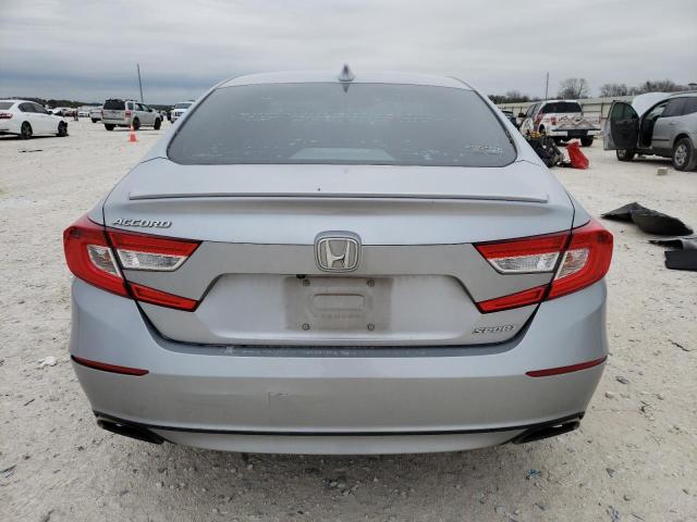 1HGCV1F37KA096746 - 2019 HONDA ACCORD SPORT SILVER photo 6