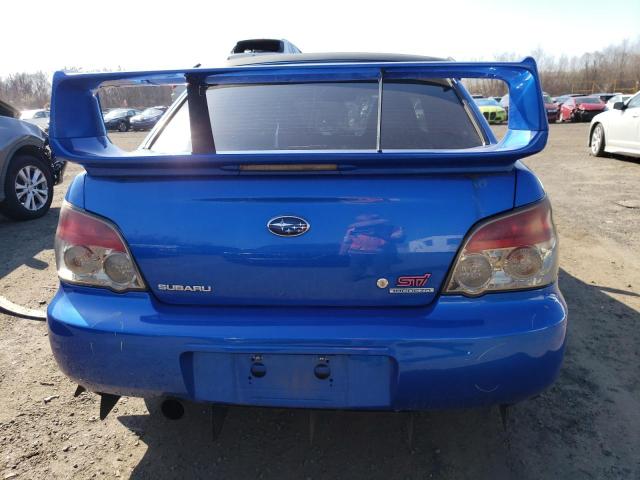 JF1GD76617L523999 - 2007 SUBARU IMPREZA WRX STI BLUE photo 6