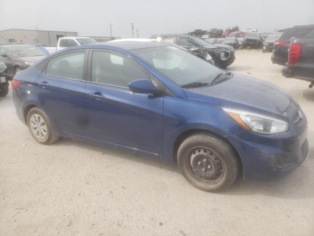 KMHCT4AE3FU883613 - 2015 HYUNDAI ACCENT GLS BLUE photo 4