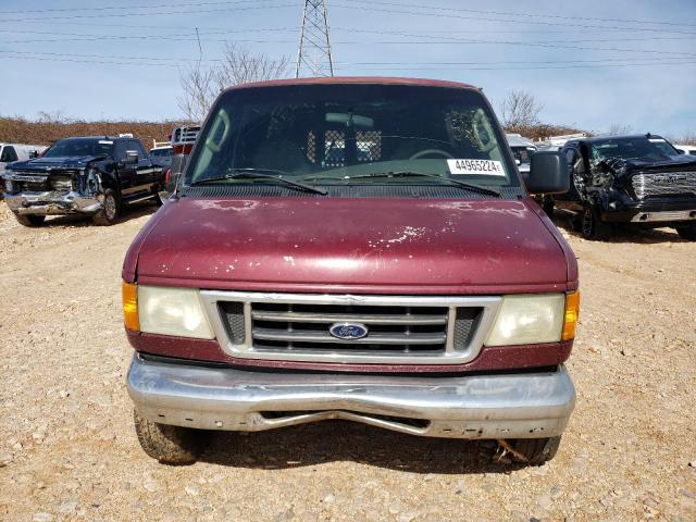 1FTSS34F93HA64739 - 2003 FORD ECONOLINE E350 SUPER DUTY VAN MAROON photo 5