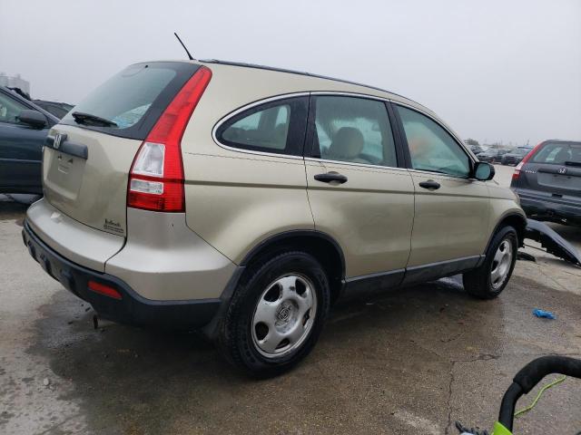 3CZRE38368G703385 - 2008 HONDA CR-V LX BEIGE photo 3