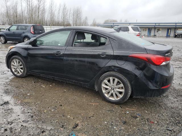 KMHDH4AE2EU132944 - 2014 HYUNDAI ELANTRA SE BLACK photo 2