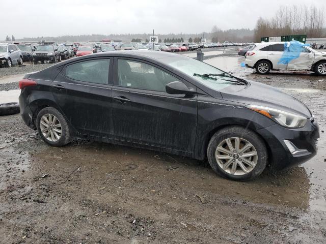 KMHDH4AE2EU132944 - 2014 HYUNDAI ELANTRA SE BLACK photo 4