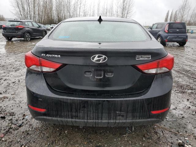 KMHDH4AE2EU132944 - 2014 HYUNDAI ELANTRA SE BLACK photo 6