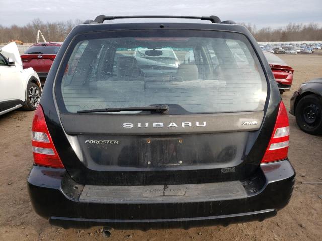 JF1SG65654H705605 - 2004 SUBARU FORESTER 2.5XS შავი ფოტო 6