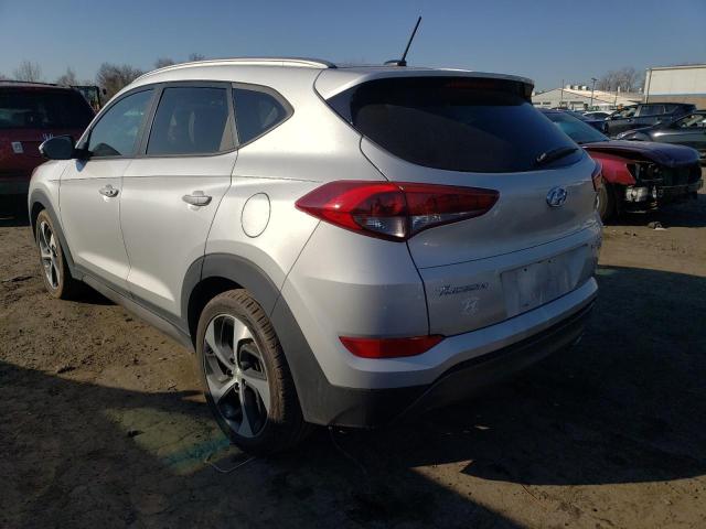 KM8J3CA27GU073877 - 2016 HYUNDAI TUCSON LIMITED SILVER photo 2