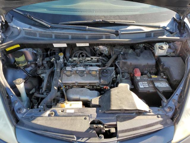 5TDZA23C46S510279 - 2006 TOYOTA SIENNA CE GRAY photo 12