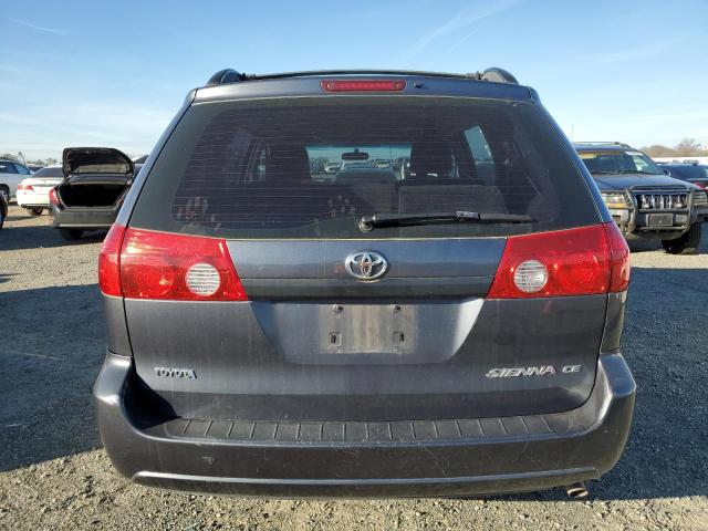 5TDZA23C46S510279 - 2006 TOYOTA SIENNA CE GRAY photo 6