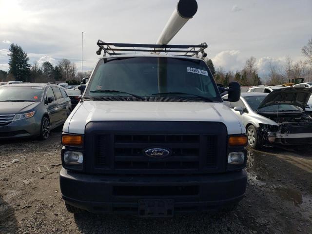 1FTSE34L69DA17620 - 2009 FORD ECONOLINE E350 SUPER DUTY VAN WHITE photo 5