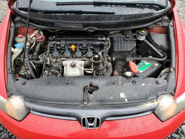 2HGFG12817H556467 - 2007 HONDA CIVIC EX RED photo 11