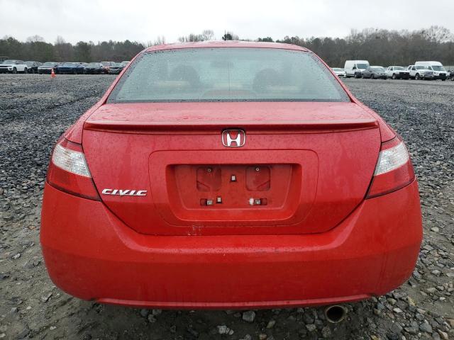 2HGFG12817H556467 - 2007 HONDA CIVIC EX RED photo 6