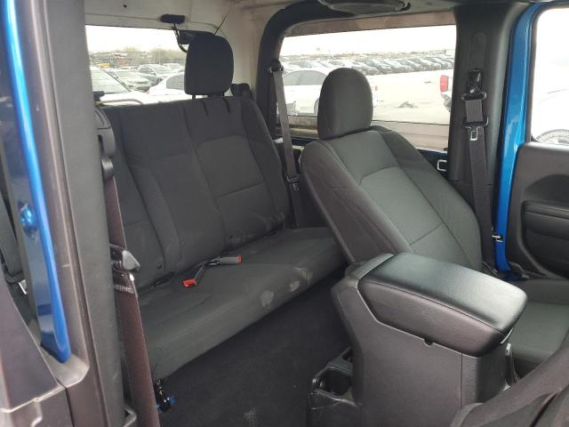 1C4GJXAN0MW790739 - 2021 JEEP WRANGLER SPORT BLUE photo 10