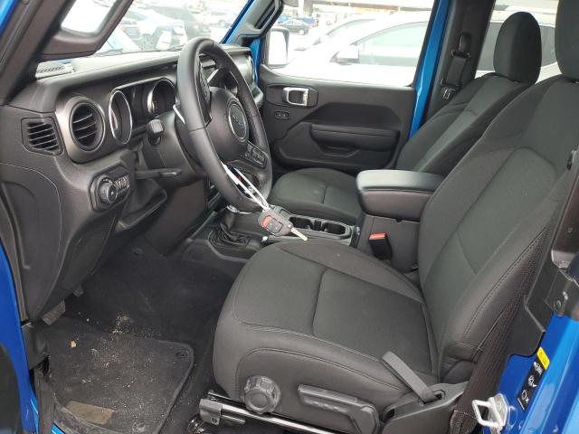 1C4GJXAN0MW790739 - 2021 JEEP WRANGLER SPORT BLUE photo 7