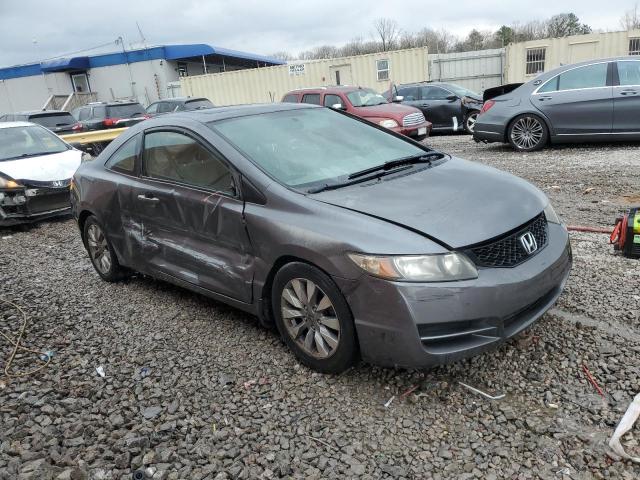 2HGFG12879H514324 - 2009 HONDA CIVIC EX GRAY photo 4