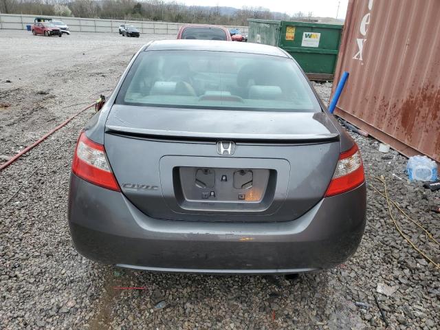 2HGFG12879H514324 - 2009 HONDA CIVIC EX GRAY photo 6